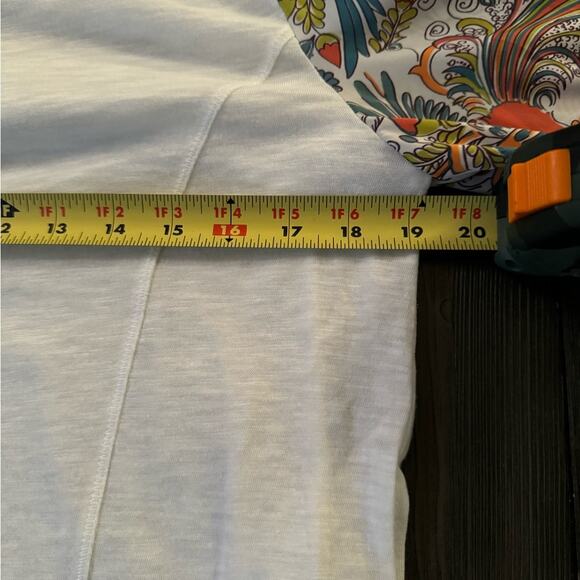 ANTHROPOLOGY PEACOCK TIED SLEEVES PULLOVER TOP M - Picture 7 of 13